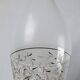 Lunel vintage textured glass pendant light, 1960s French design