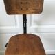 Chaise industrielle vintage