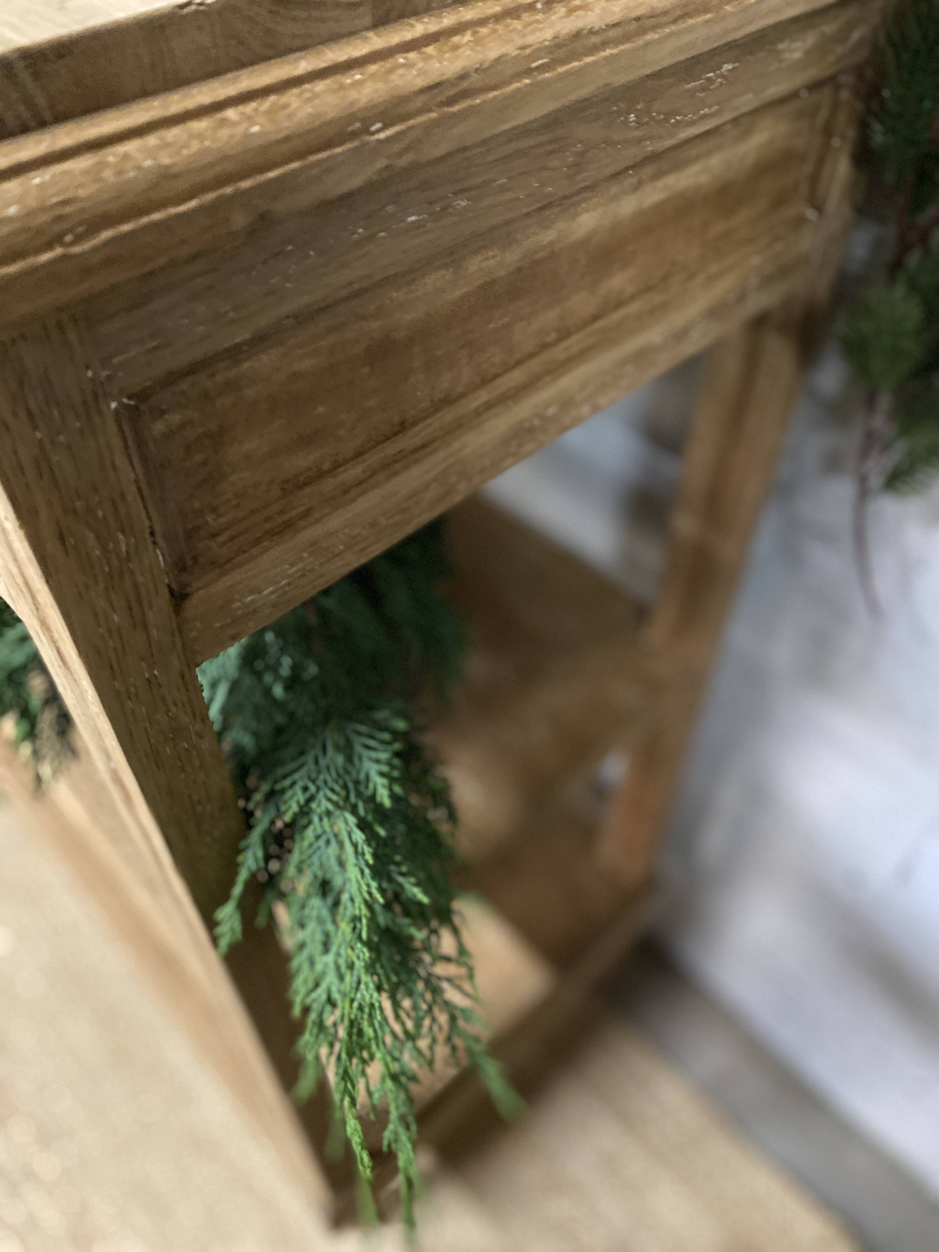 Art Deco console with bevelled mirror