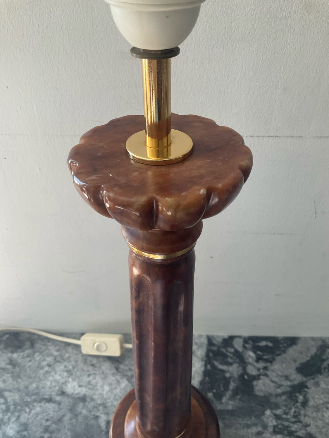 Herna marble lamp base from the 1970s