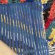 Colorful Boucherouite Berber rug - 104 x 202 cm