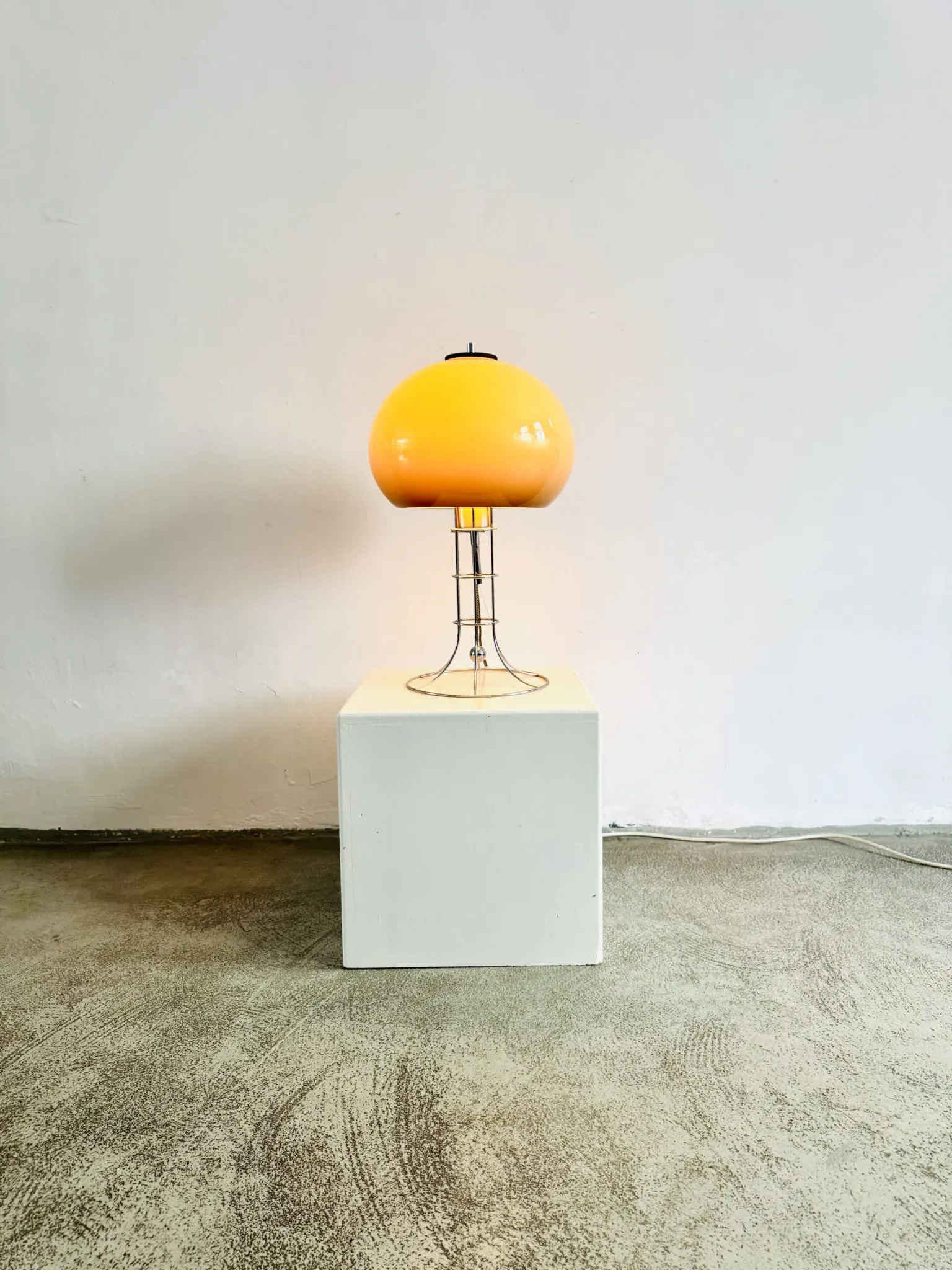 Lampe de table champignon par Herda Verlichting, Pays-Bas, années 1970.