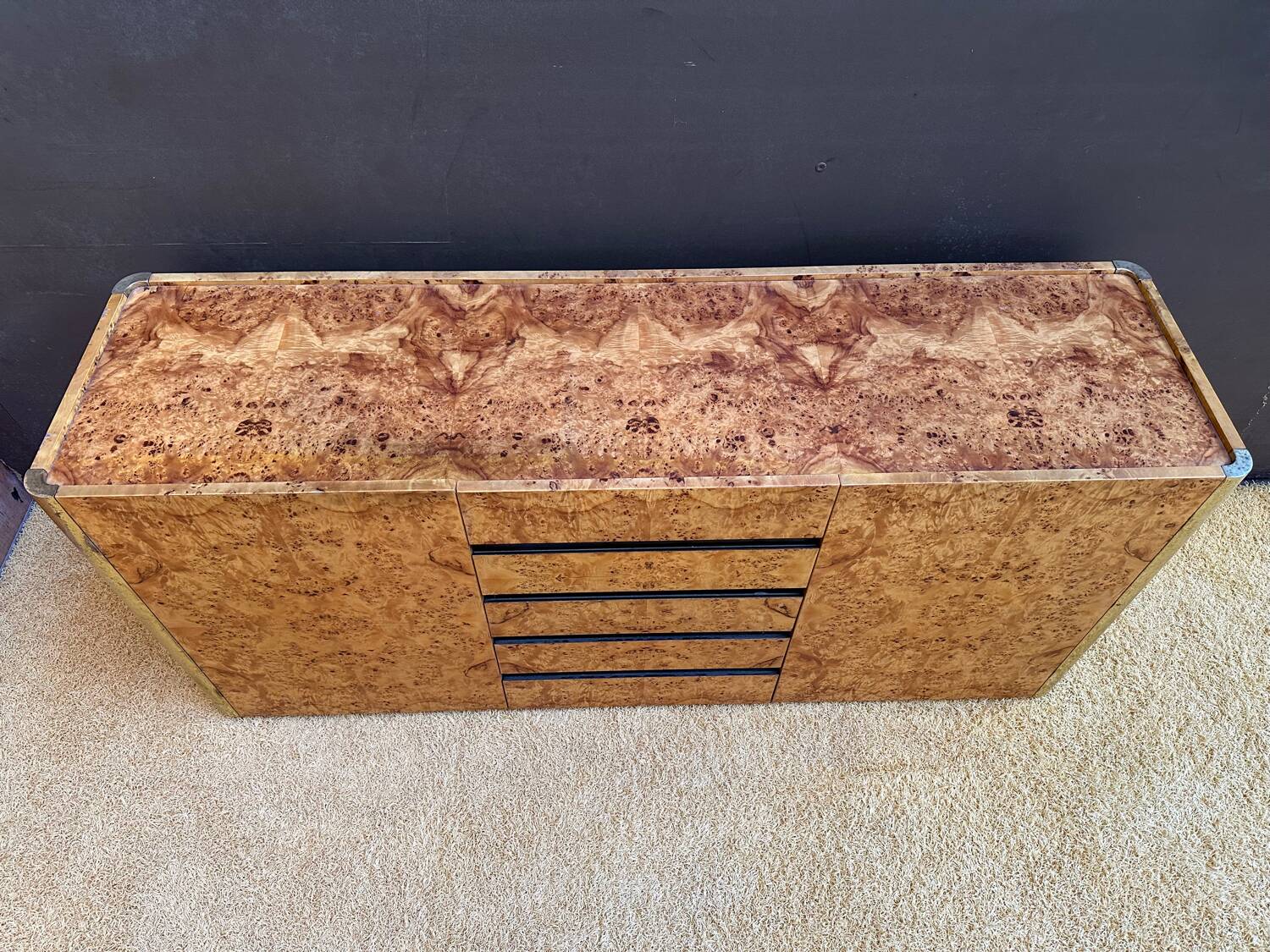 Enfilade by Willy Rizzo in elm wood.