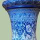 Column pedestal for a ceramic plant pot from Nevers.
