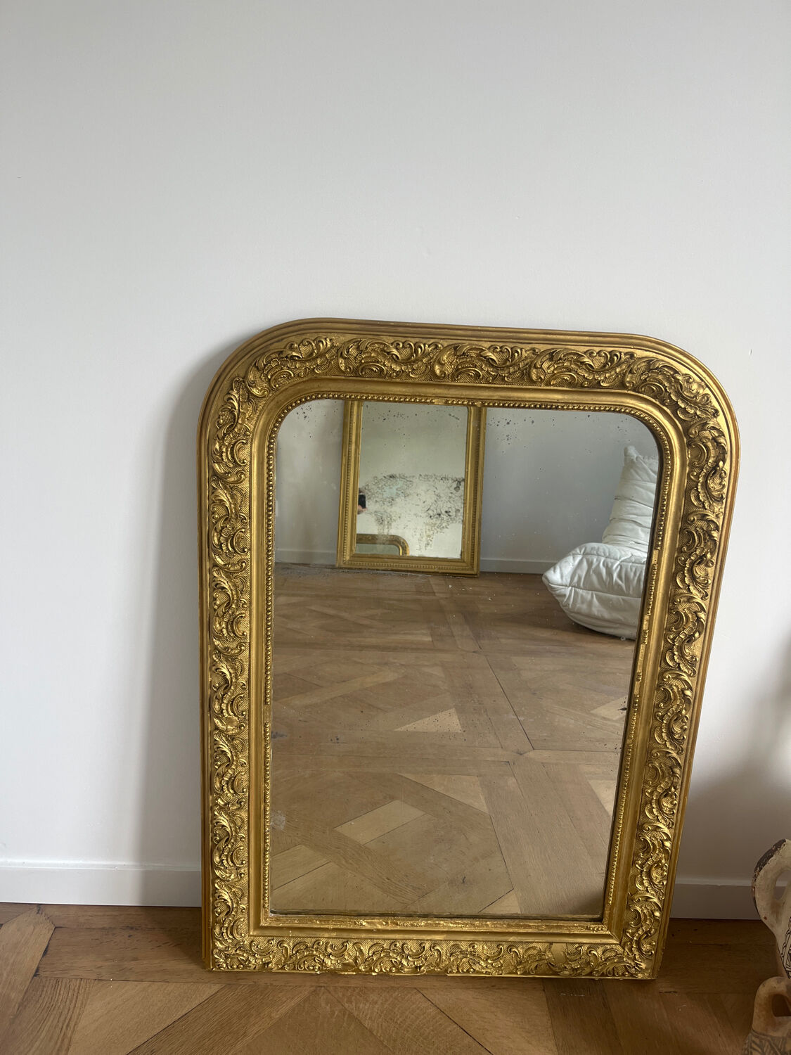 Antique mirror Louis Philippe 89x64