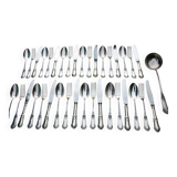 Housewife in silver metal 37 pieces