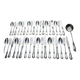 Housewife in silver metal 37 pieces
