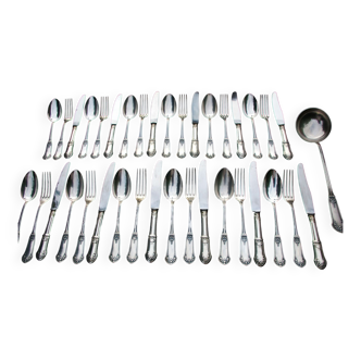 Housewife in silver metal 37 pieces