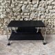 Occasional furniture / hi-fi furniture on chrome metal wheels – Habitat