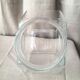 Glass candy jar red lid borgonovo italy