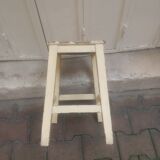 Vintage wooden workshop stool