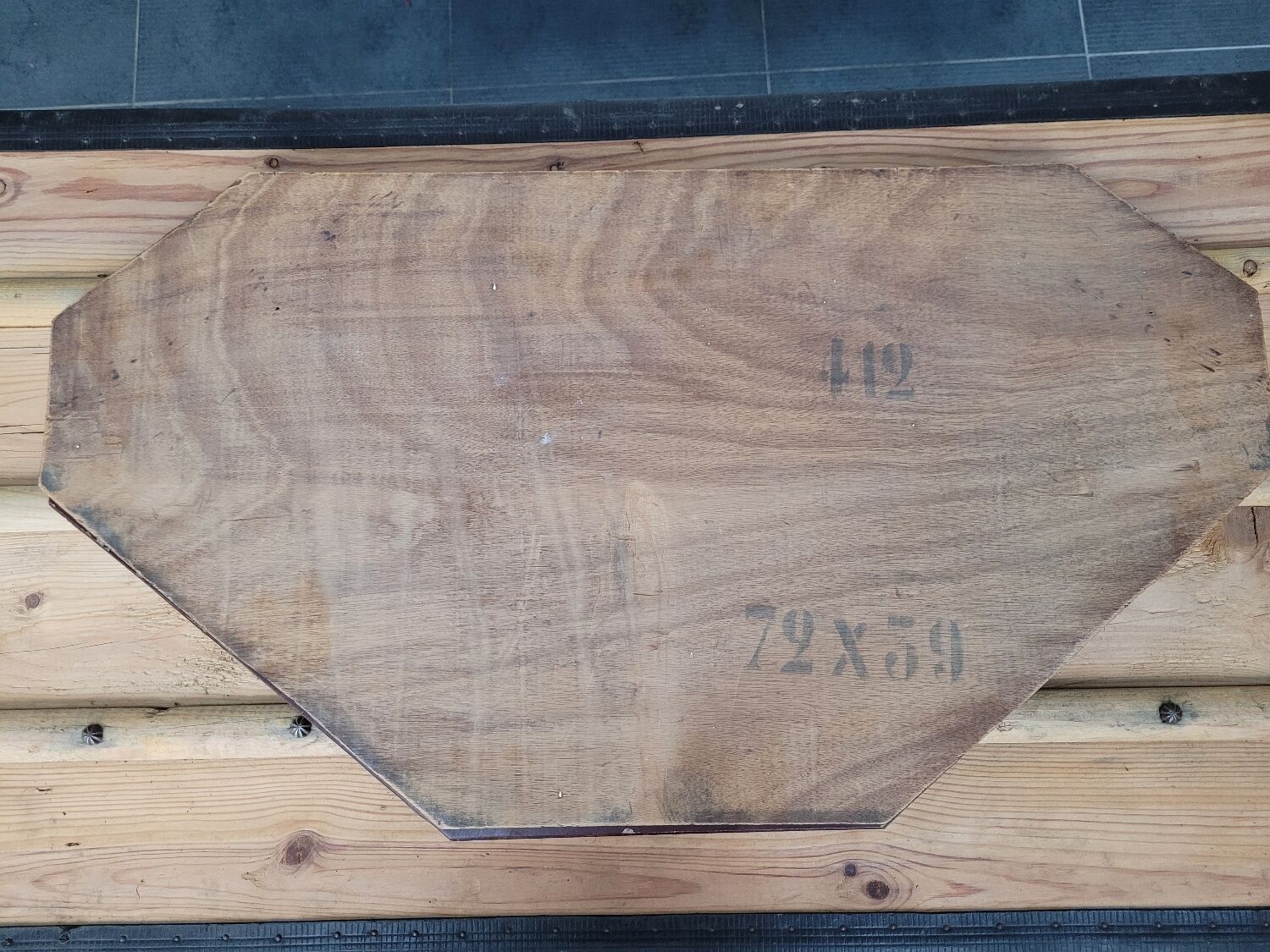 Art Deco wrought iron mirror