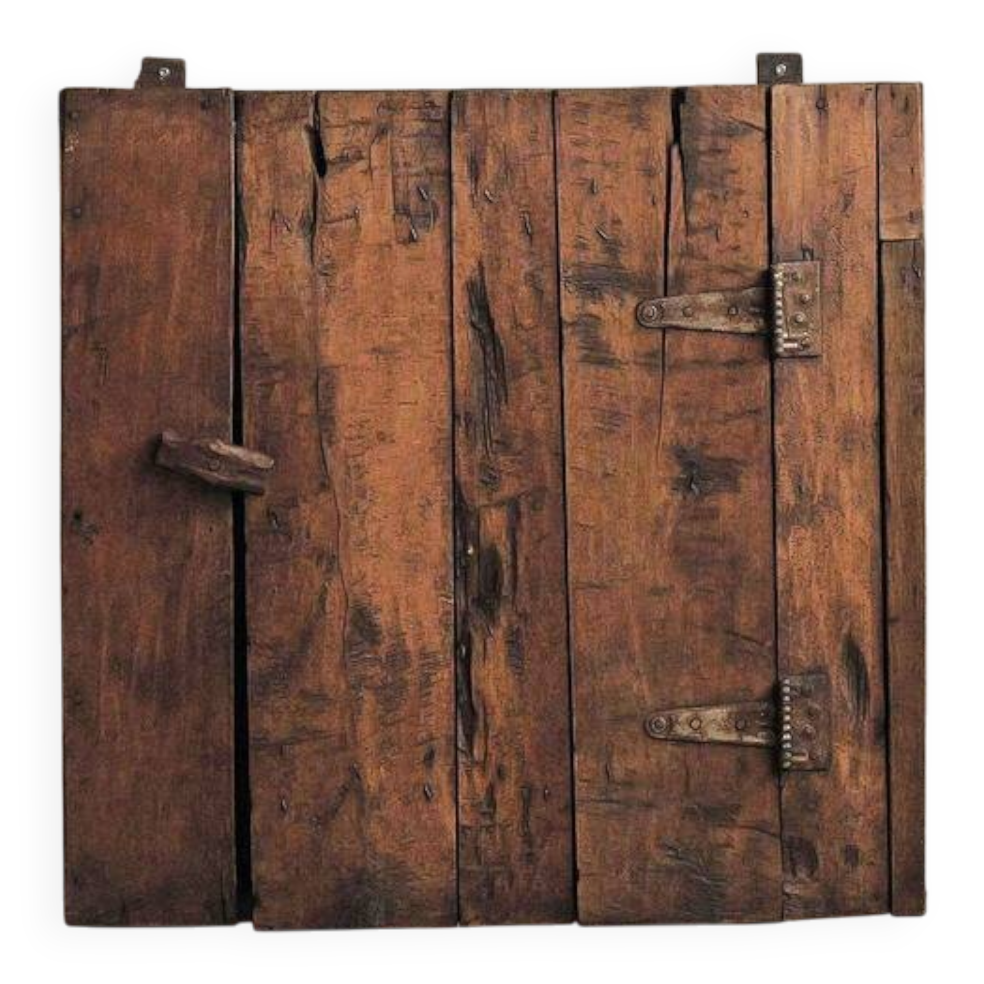 Mountain wall cabinet in solid pine, Folk Art, around 1900