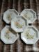 5 assiettes plates vintages