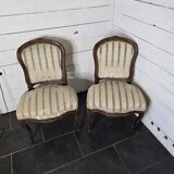 Paire de chaises style Louis XV
