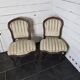 Paire de chaises style Louis XV