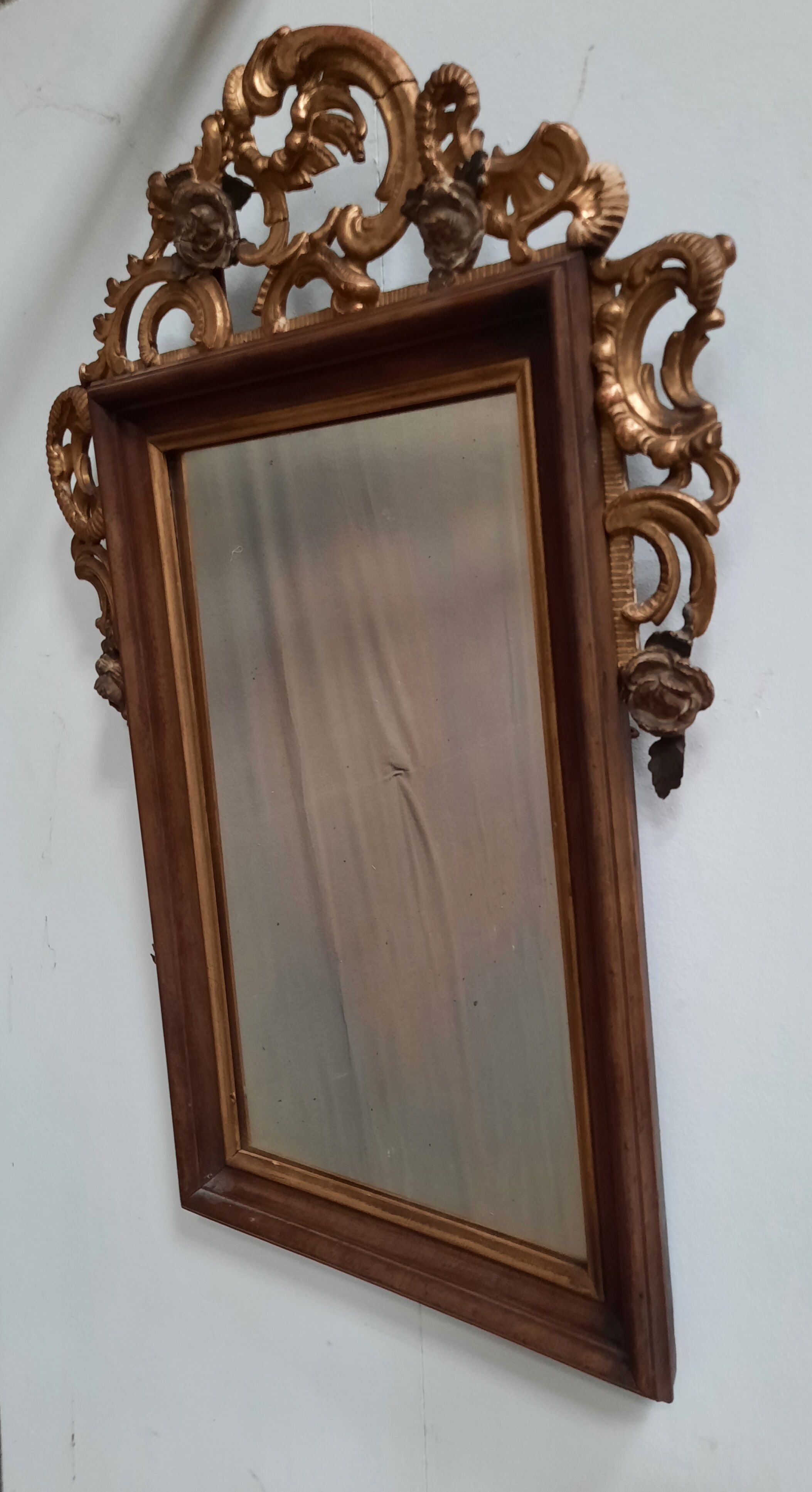 Mirror wooden frame