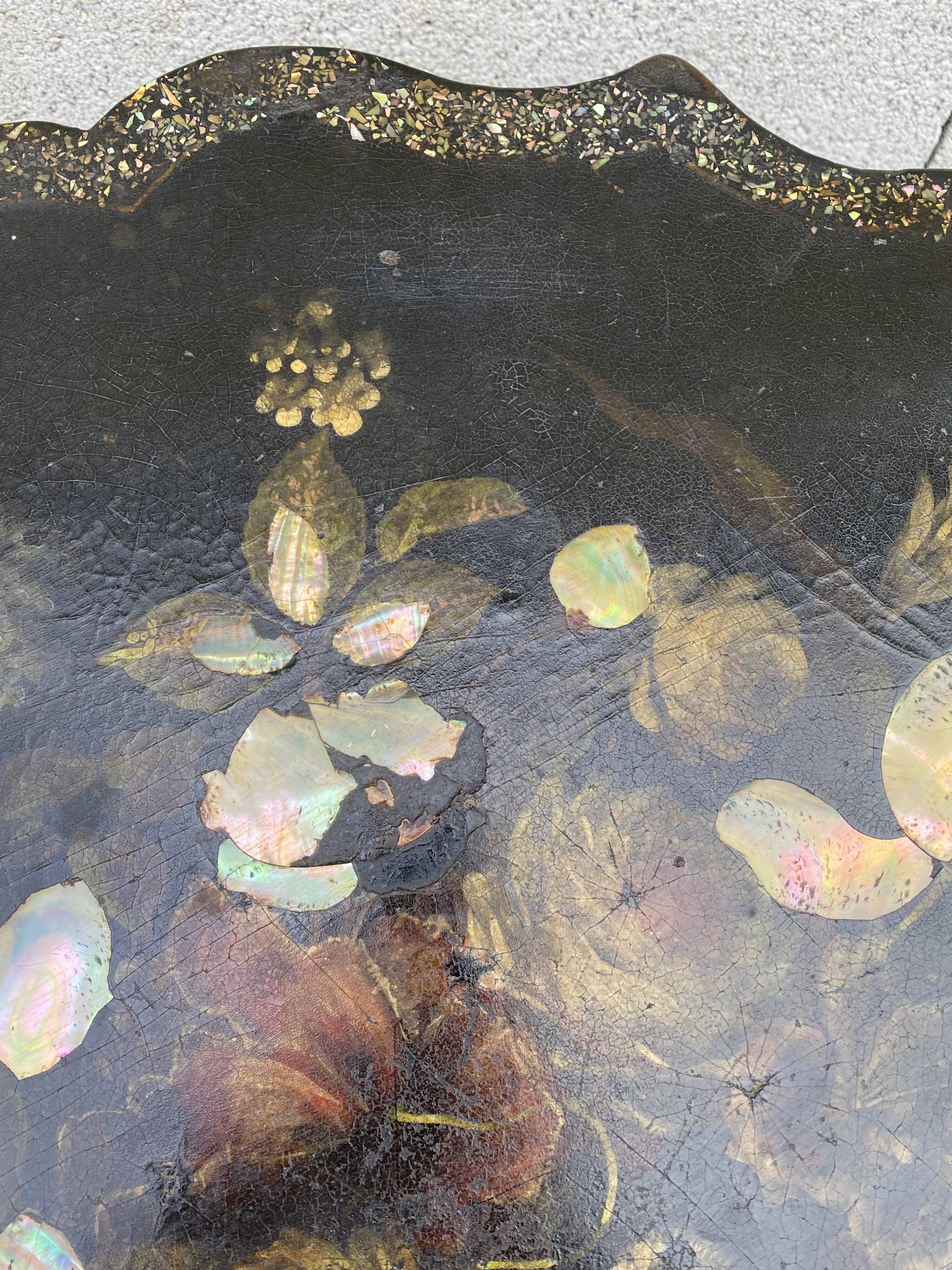 Table pedestal table 19th napoleon3