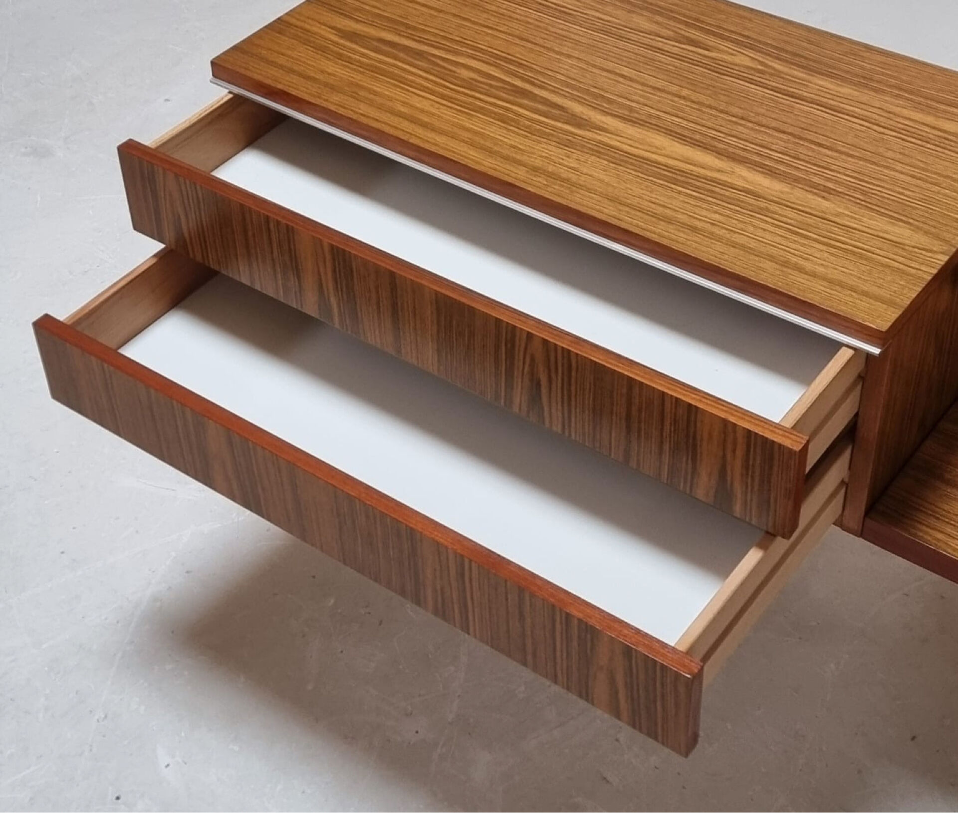 1970s mirror buffet