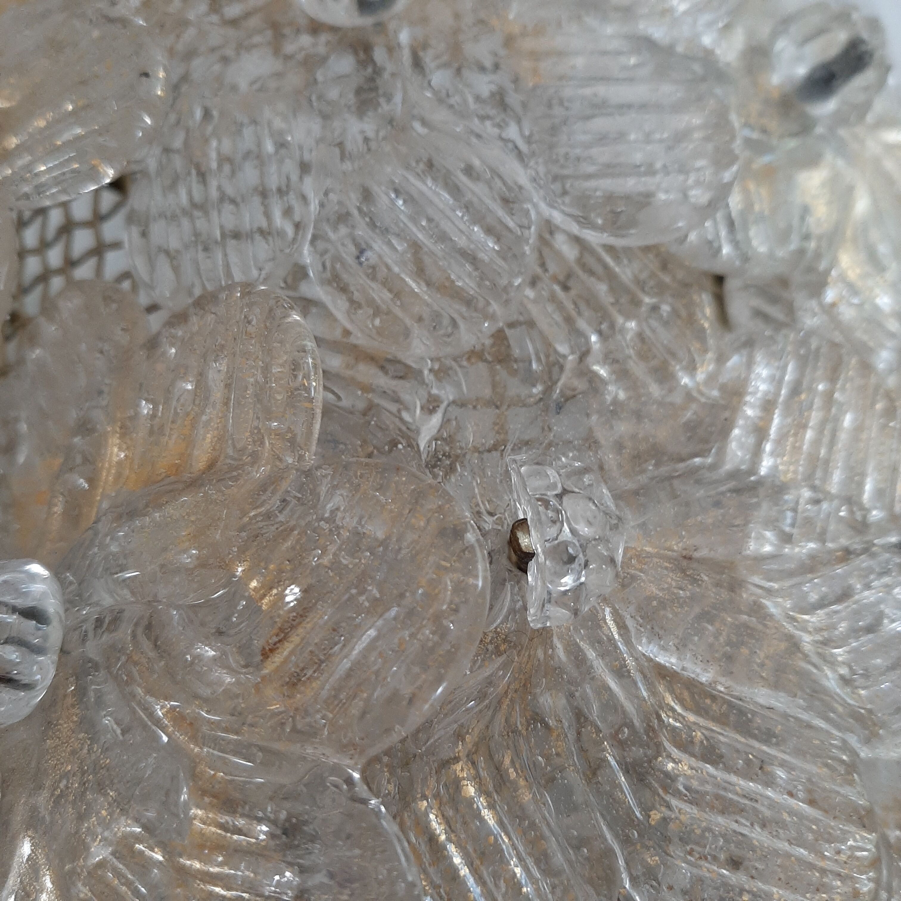 pair of Murano wall lamps
