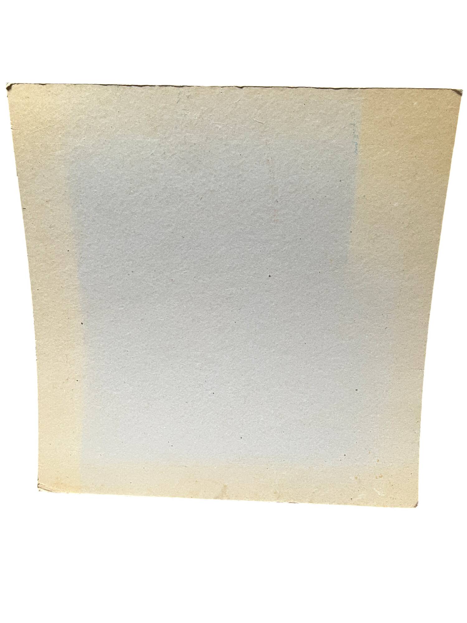 Dessin contrecollé sur du carton