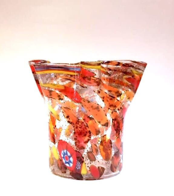 Murano Fazzoletto vase or handkerchief