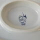 Porcelain compotier of Limoges golden border