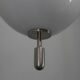 Art Deco Tubular Nickel Plated Chandelier, 1920s, Restored
