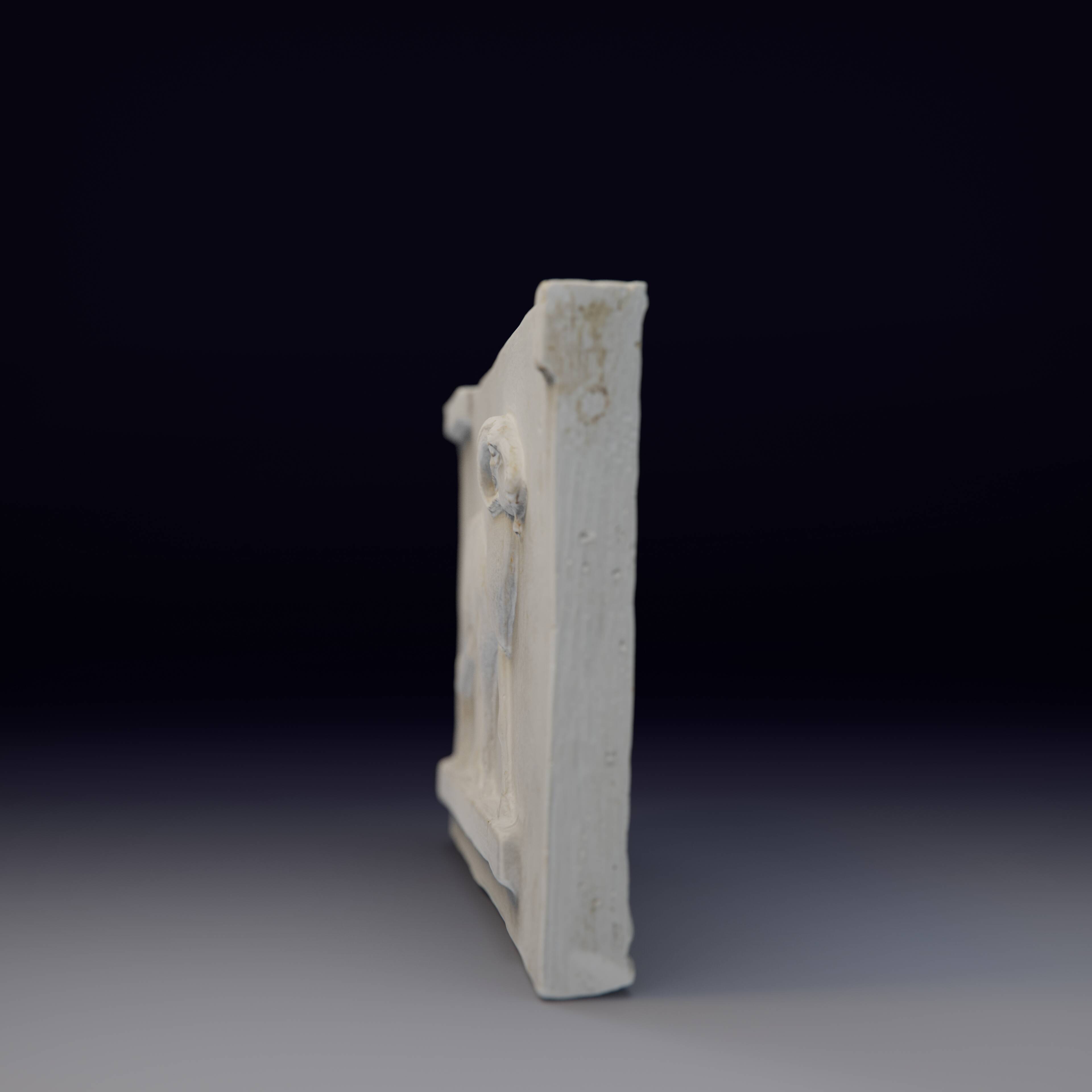 Plaster reproduction of an Egyptian ram deity