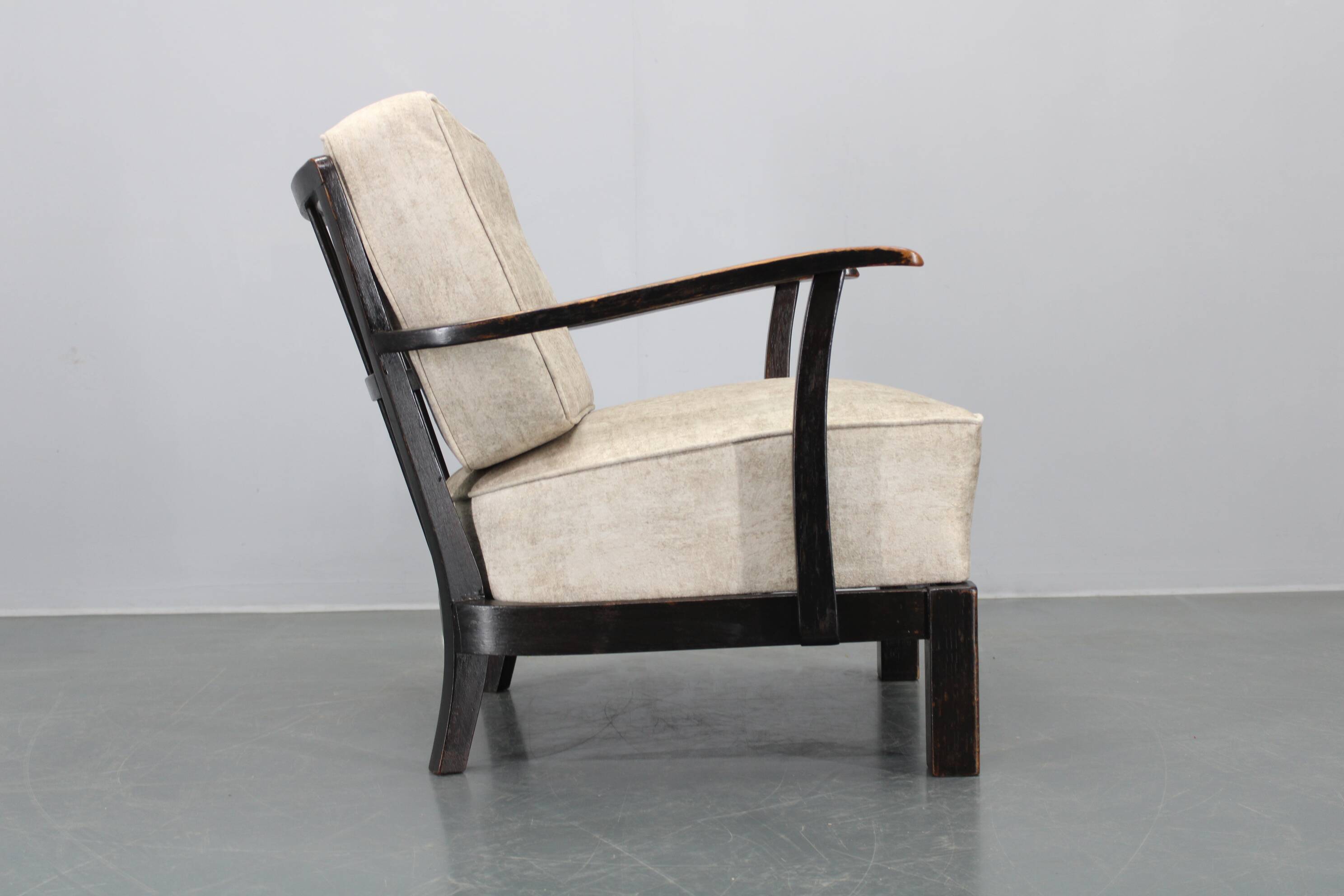1940s Restored Thonet Armchair , Czechoslovakia