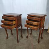 Louis XV style bedside pair