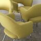 Eero Saarinen fabric armchairs