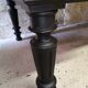 Flat desk Louis Philippe patina walnut nineteenth