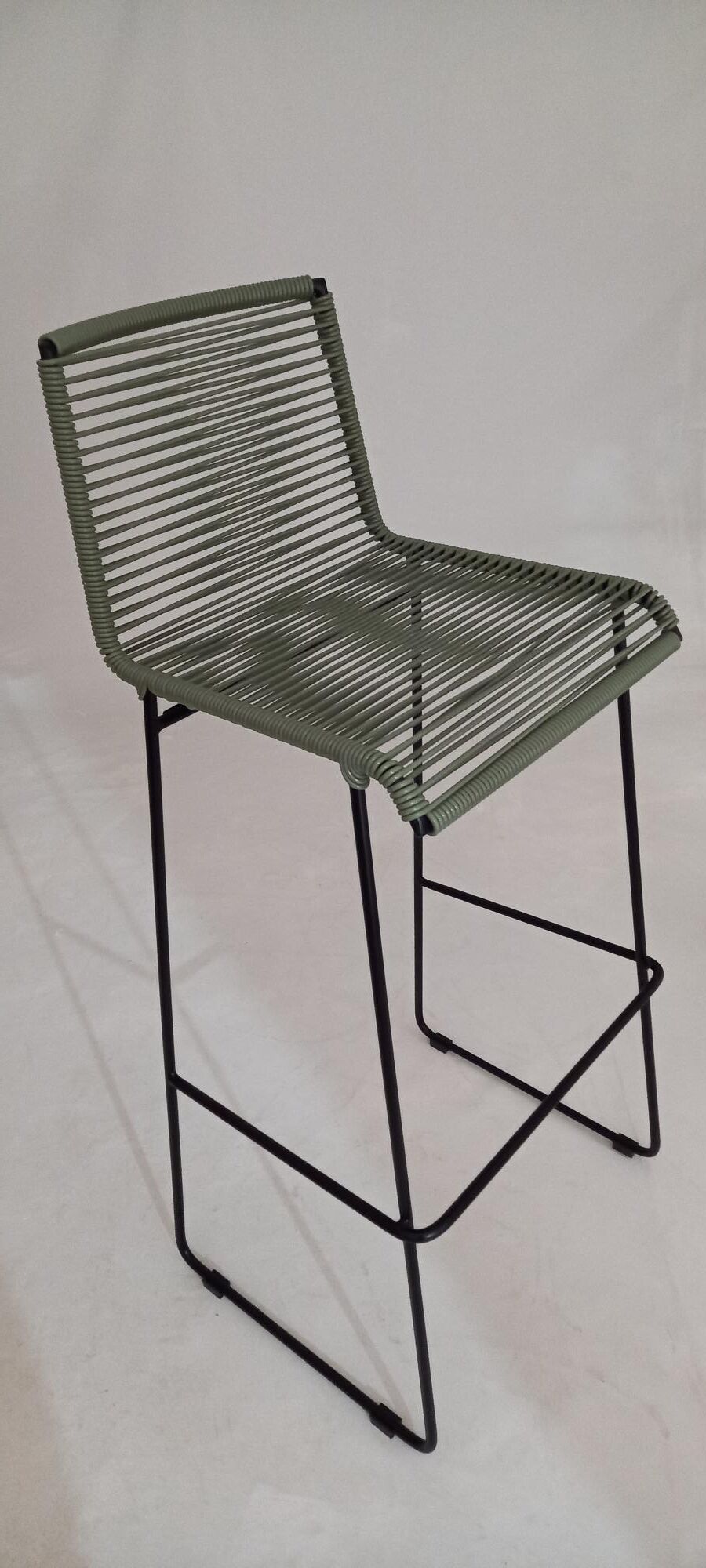Olive green cenote bar stool