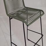 Olive green cenote bar stool