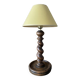 Lampe en bois ancienne
