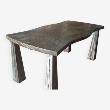 Metal farmhouse table