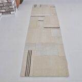 Vintage Decorative Hemp Kilim Runner sku3832