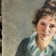 Portrait De Jeune Femme Vers 1890 - 1900