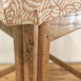Stool fishing wood raw