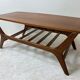 Table basse scandinave en teck par Louis Van Teeffelen pour Wébé