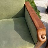 Set of 1 sofa and two armchairs, transatlantic style from the 50s.