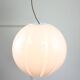 Vintage Italian Swirl Globe Pendant Lamp, 70s
