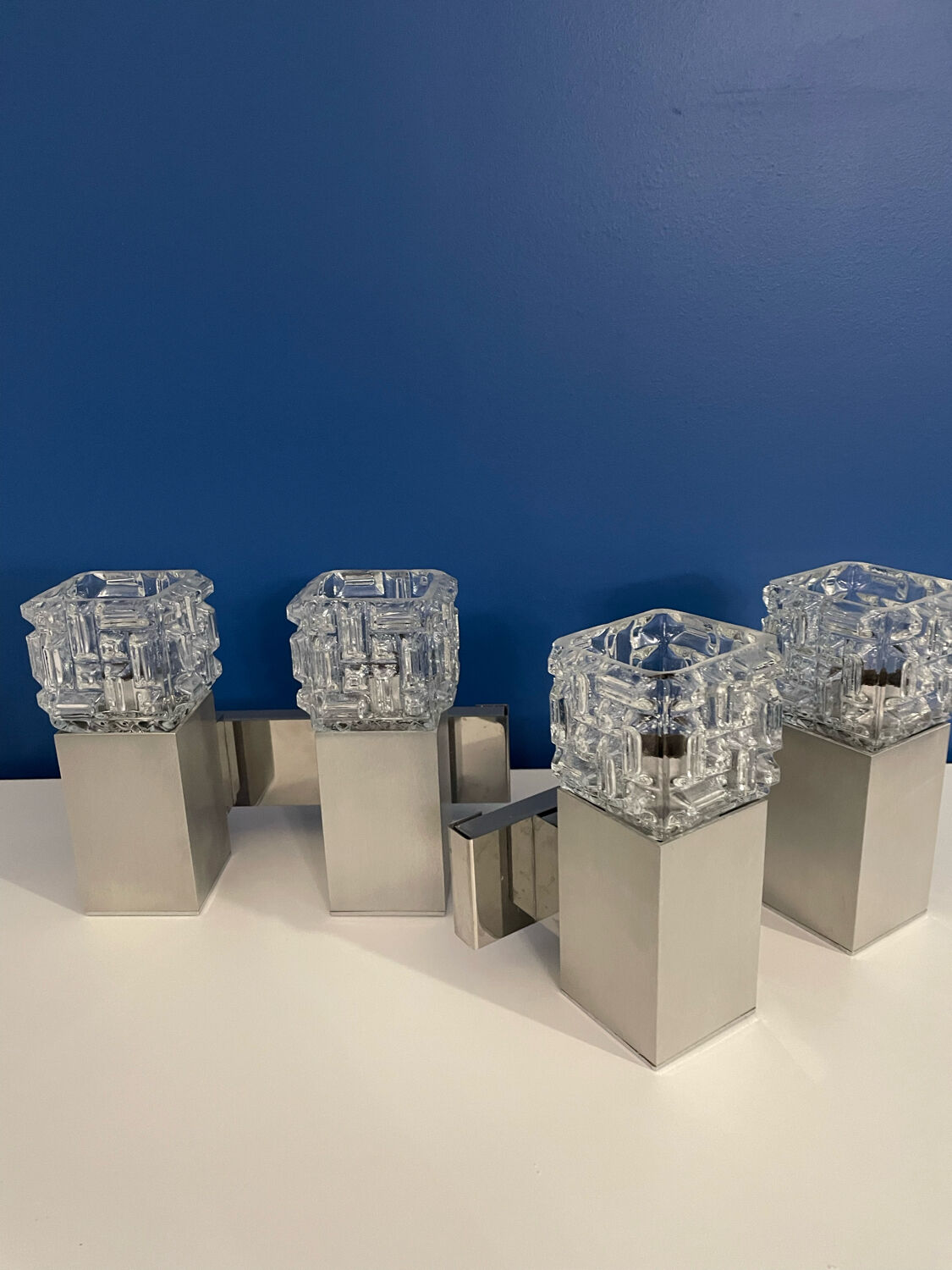 Cubic wall lamps 1970