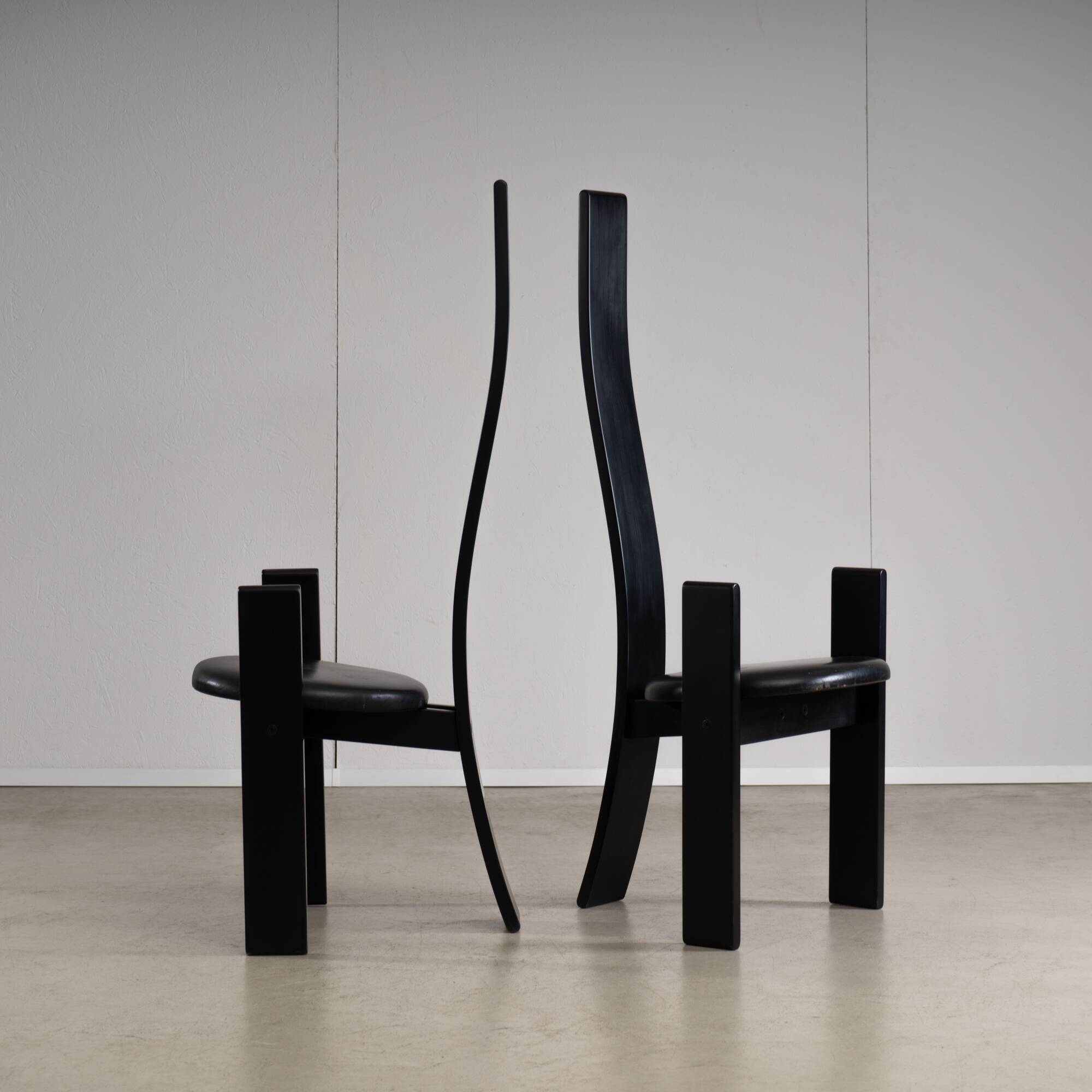 Set of Golem Chairs by Vico Magistretti for Poggi Pavia, 1968