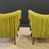 Two mid century cocktail chairs, vintage