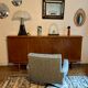 Vintage swivel cube armchair