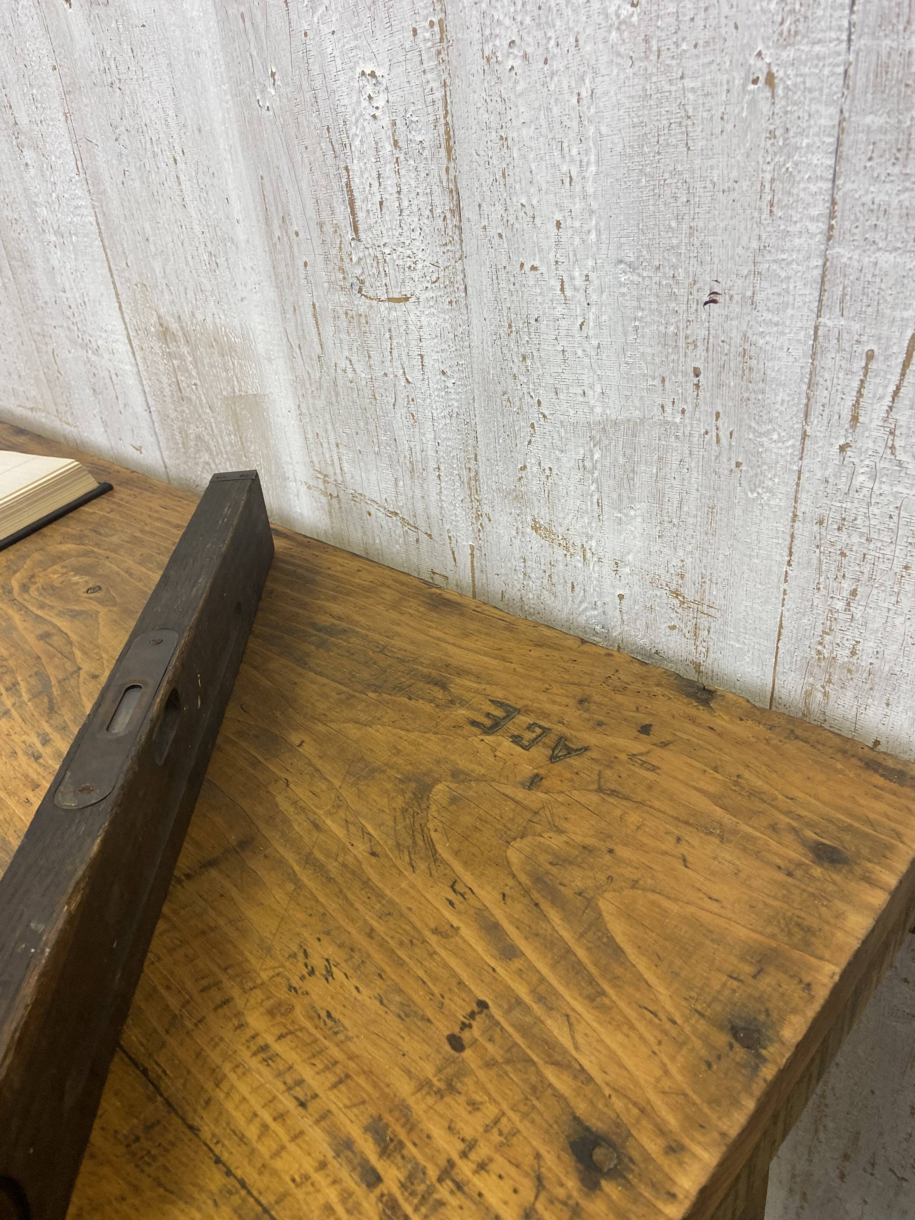 Vintage workshop table
