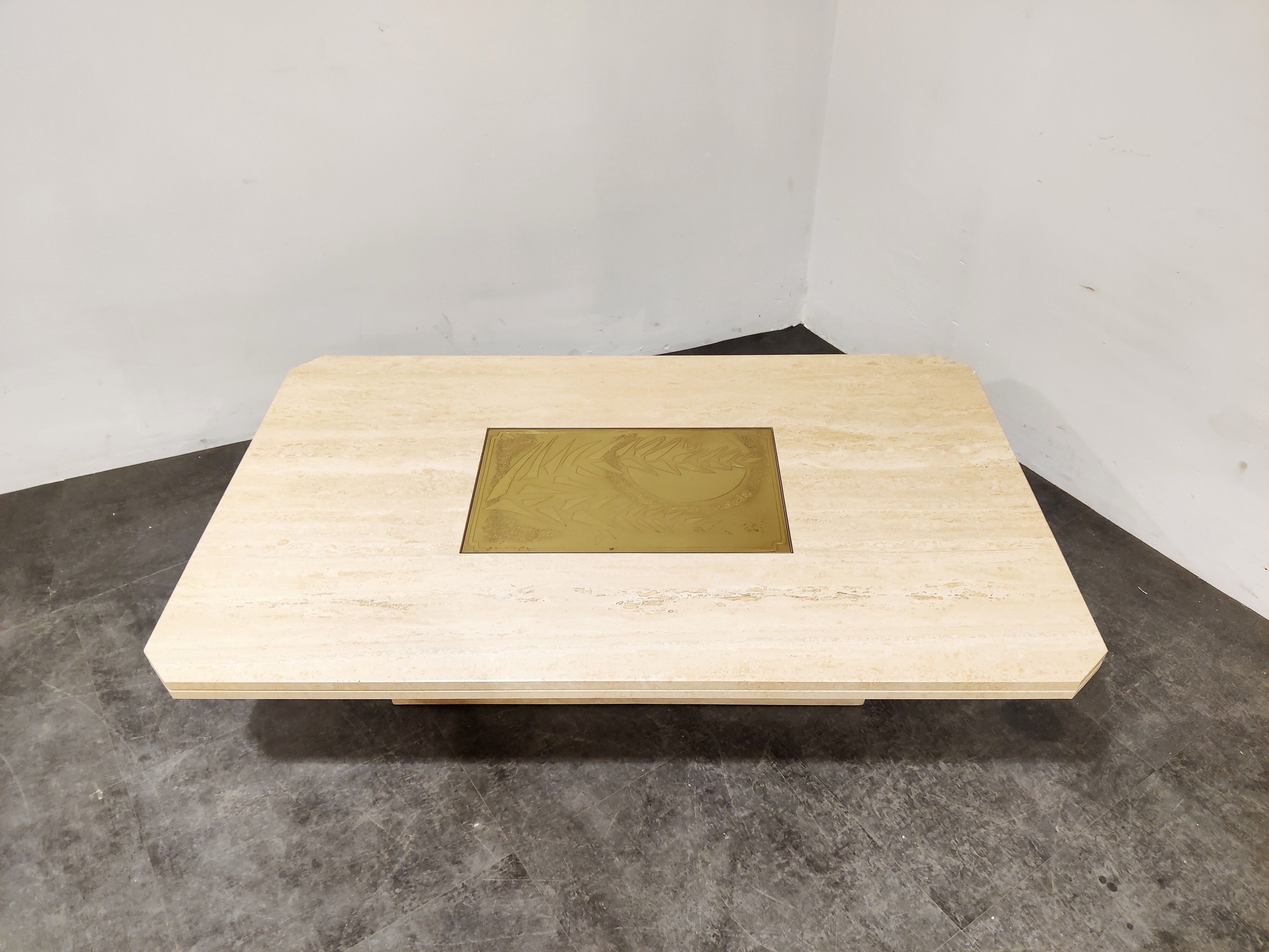 Table basse vintage par Georges Mathias, années 1970