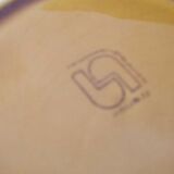Plate slurry pears Sarreguemines early twentieth century